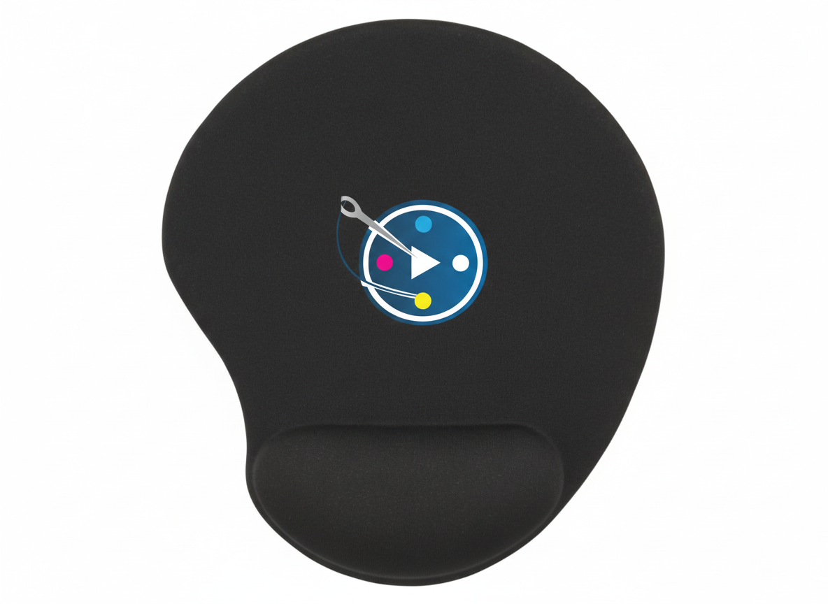 Solid Jersey Mouse Pad with Wrist Rest